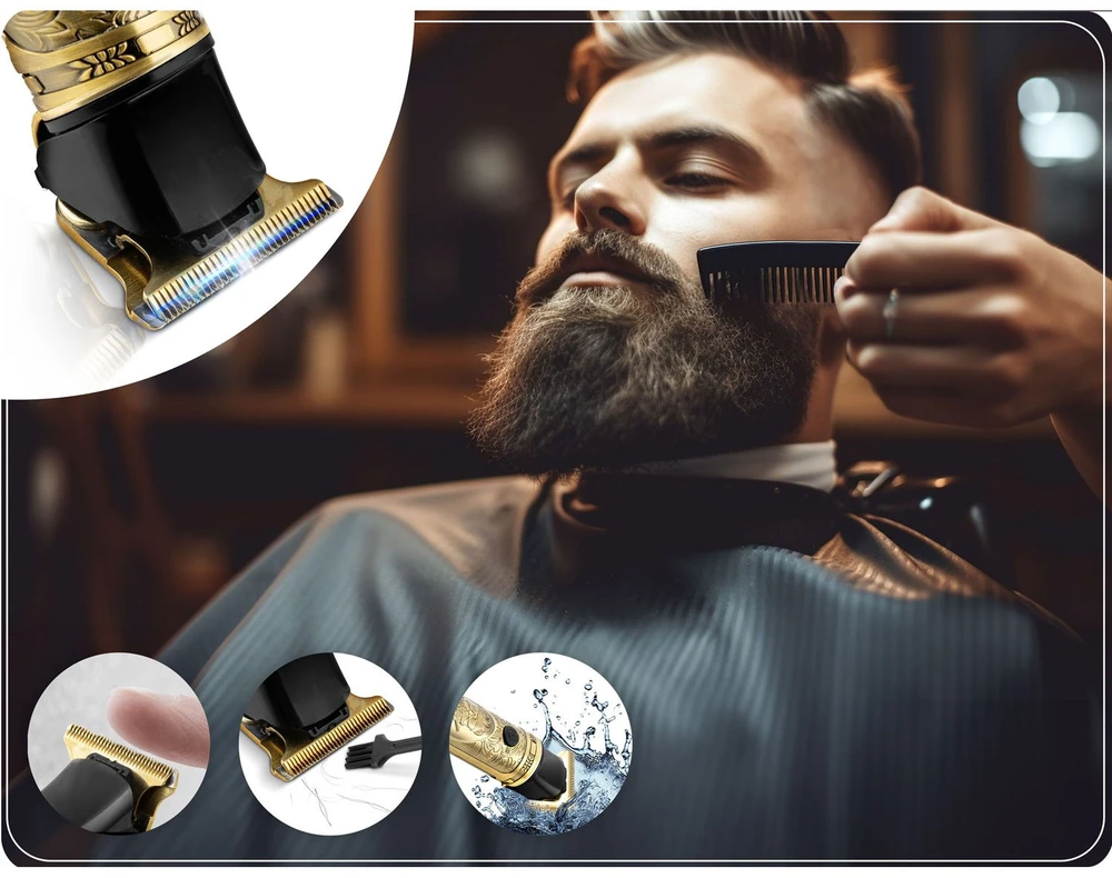 Berdsen BD-261 Gold Barber plaukų kirpimo mašinėlė