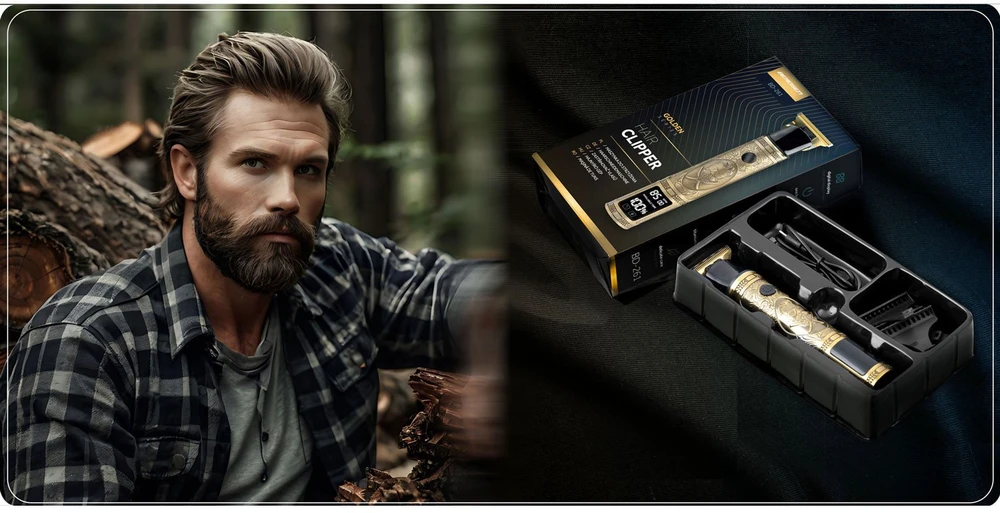 Berdsen BD-261 Gold Barber plaukų kirpimo mašinėlė