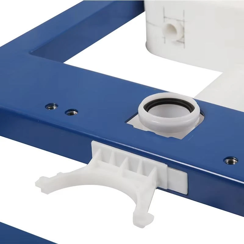 Potinkinis WC rėmas su bakeliu pakabinamiems klozetams FIT2 H02, 1080×510×80 mm, su dvigubo nuleidimo mygtuku