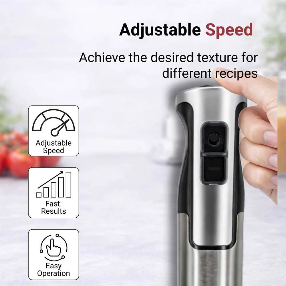 Rankinis trintuvas FIT2 Perfect Cook 1000W, 15000 aps./min, Turbo, su bulvių trintuvu
