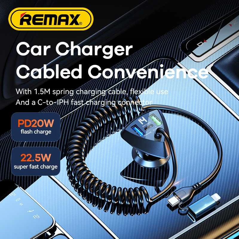 Įkroviklis automobilis Remax RCC328 20W+22.5W PD+QC
