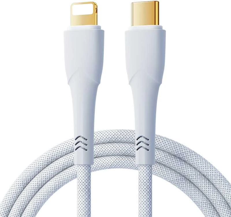 USB-C laidas su Lightning Remax Bosu, 1.2 m, 20 W (baltas)