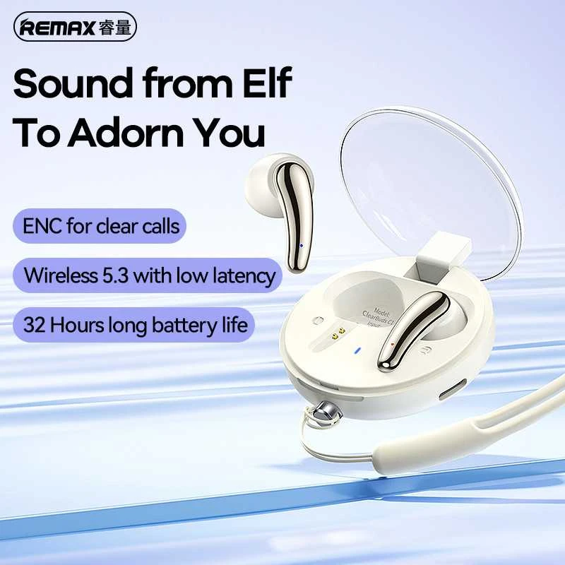 Belaidės TWS ausinės REMAX ClearBuds C1 Bluetooth 5.3: Spalva - Mėlyna