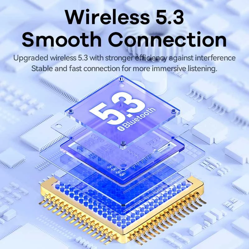 Belaidės TWS ausinės REMAX ClearBuds C1 Bluetooth 5.3: Spalva - Mėlyna