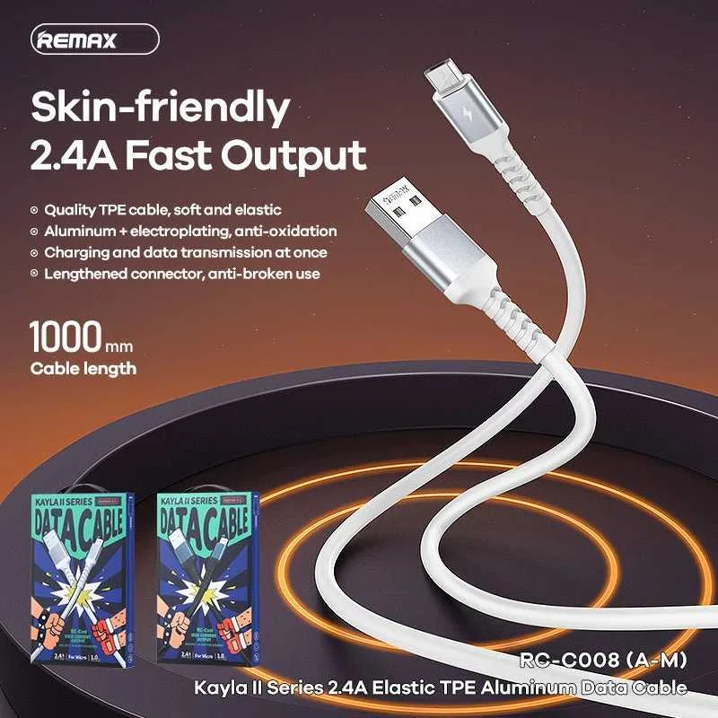 USB kabelis Remax Kayla II, RC-C008, 1m