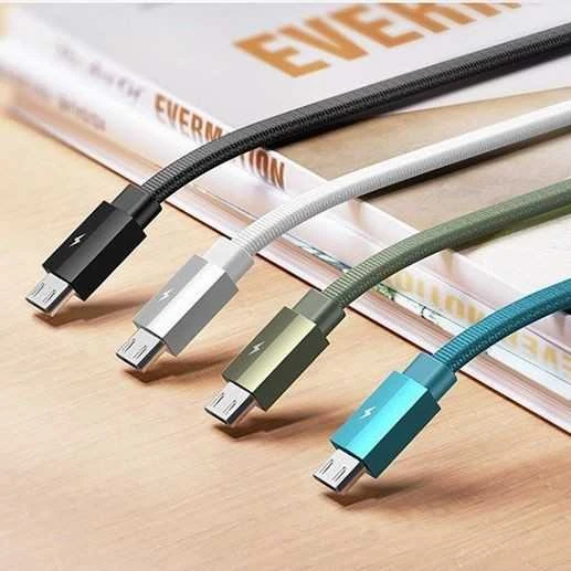 USB Micro Remax Kerolla laidas, 2m (baltas)