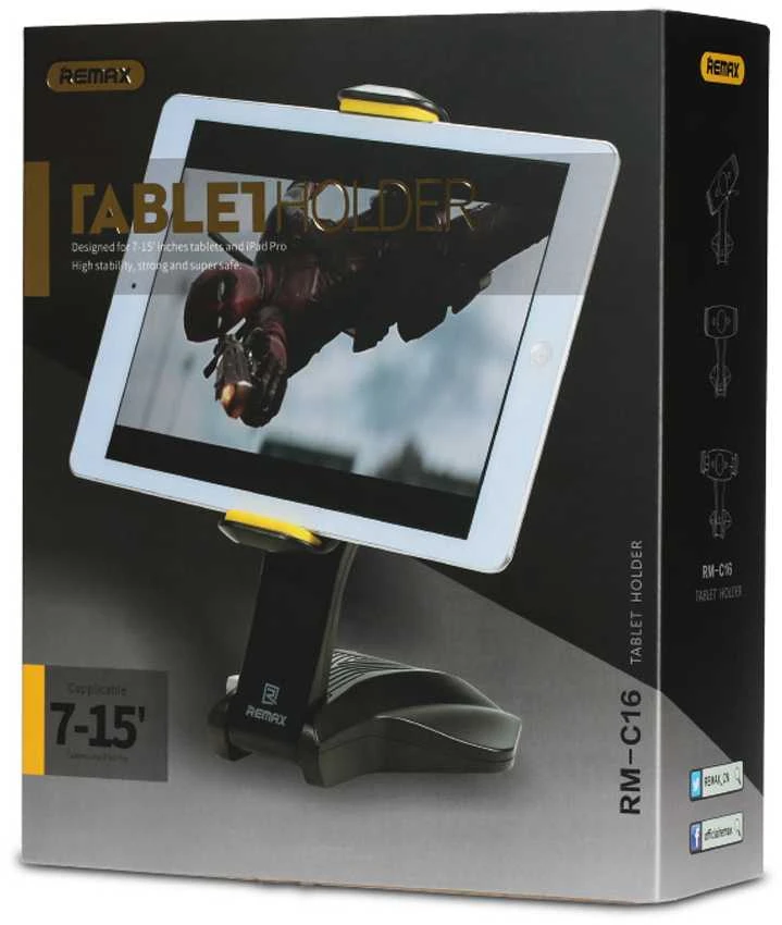 iPad laikiklis Remax, RM-C16 (balta + pilka)
