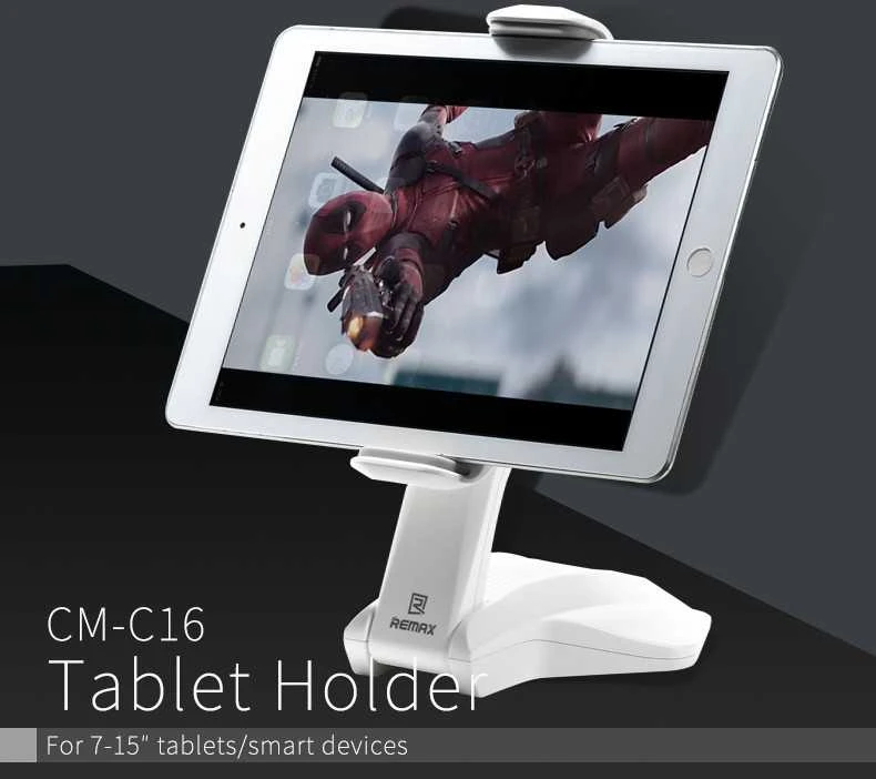iPad laikiklis Remax, RM-C16 (balta + pilka)