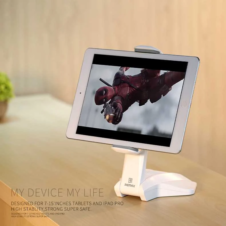 iPad laikiklis Remax, RM-C16 (balta + pilka)