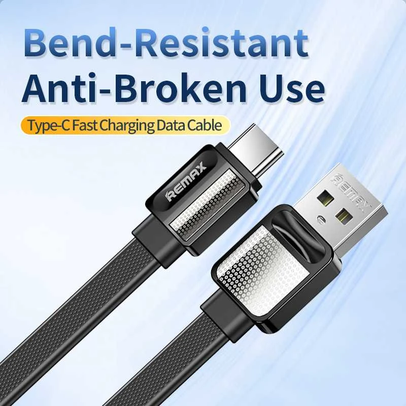 USB-C Remax Platinum Pro laidas, 1m (baltas)