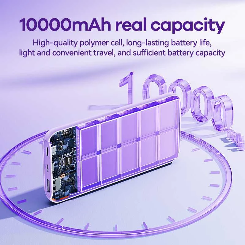 Išorinė baterija (Powerbank) REMAX RPP-23 10000mAh 2.4A 2×USB, juoda