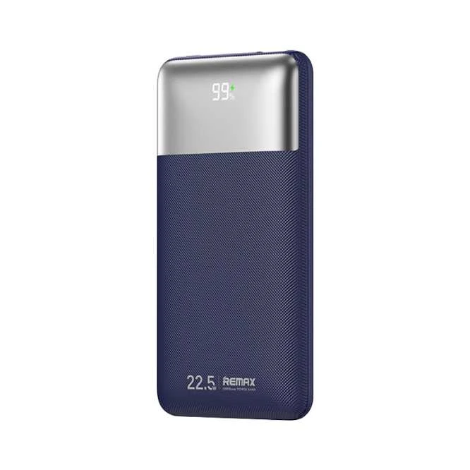 Greito įkrovimo išorinė baterija (Powerbank) REMAX RPP-5 10000mAh 22.5W, tamsiai mėlyna