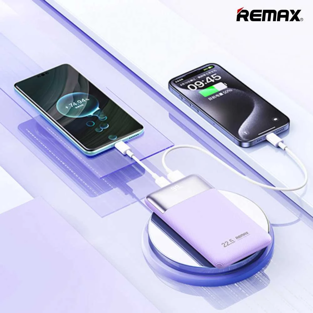 Greito įkrovimo išorinė baterija (Powerbank) REMAX RPP-5 10000mAh 22.5W, tamsiai mėlyna