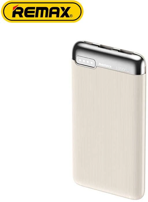 Išorinė baterija (Powerbank) REMAX RPP-625 10000mAh 2.1A 2×USB, balta