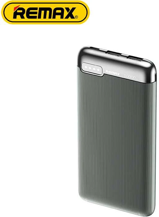 Išorinė baterija (Powerbank) REMAX RPP-625 10000mAh 2.1A 2×USB, pilka