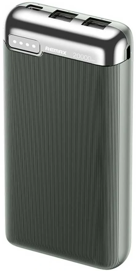 Išorinė baterija (Powerbank) REMAX RPP-626 20000mAh 2.1A su 2× USB, tamsiai mėlyna