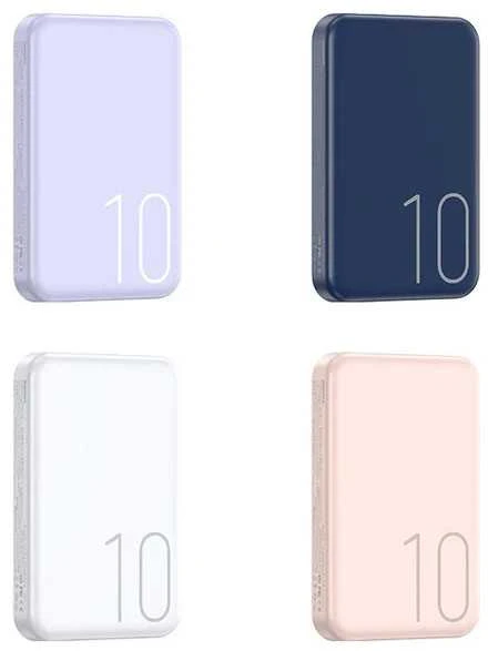 Magnetinė belaidė išorinė baterija (Powerbank) REMAX RPP-65 10000mAh 20W PD + 15W, tamsiai mėlyna