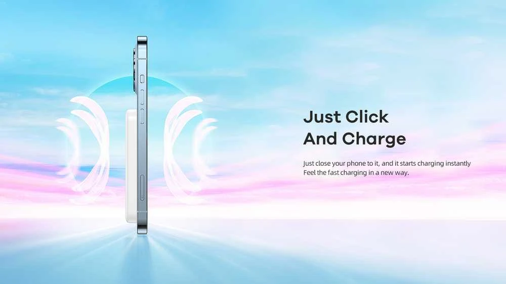 Magnetinė belaidė išorinė baterija (Powerbank) REMAX RPP-65 10000mAh 20W PD + 15W, tamsiai mėlyna