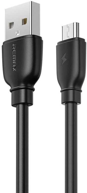 USB Micro Remax Suji Pro laidas, 1m (juodas)