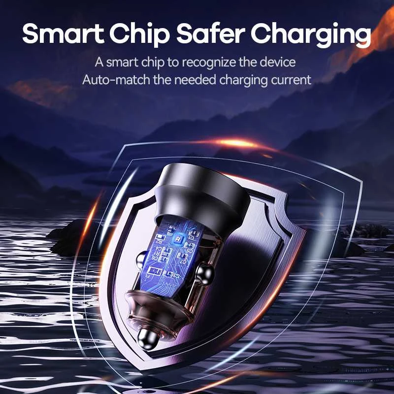 Automobilinis įkroviklis REMAX RCC338 30W PD+QC Cyberpunk, greitas