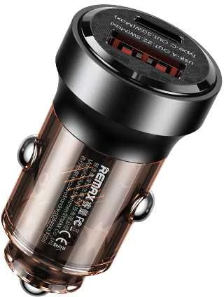 Automobilinis įkroviklis REMAX RCC338 30W PD+QC Cyberpunk, greitas