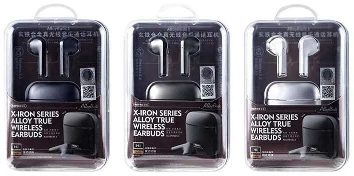 Belaidės TWS ausinės REMAX AlloyBuds 1 Bluetooth 5.3 ENC IPX4: Spalva - Sidabrinė
