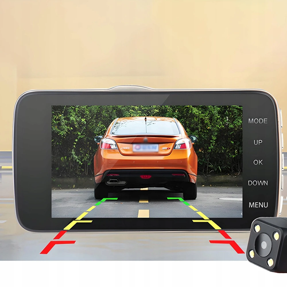 Retoo Automobilinė vaizdo kamera RoadView, 3.8'', Full HD