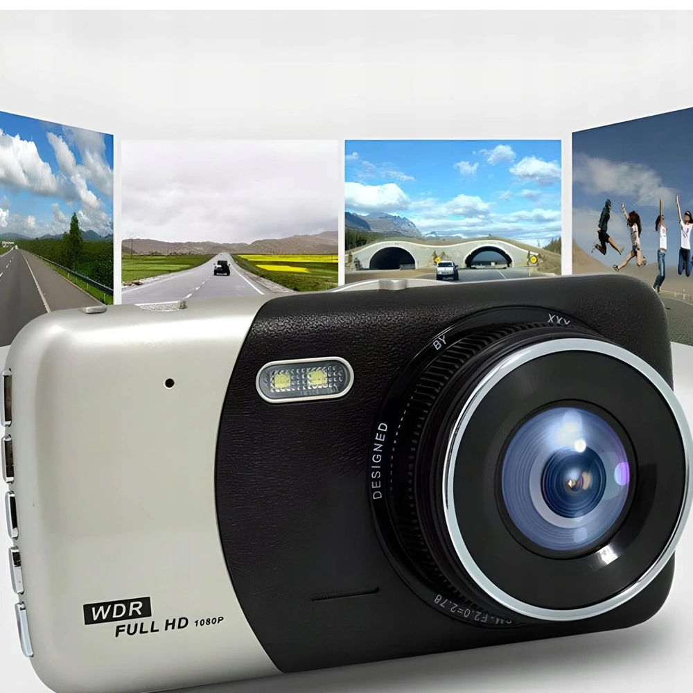 Retoo Automobilinė vaizdo kamera RoadView, 3.8'', Full HD