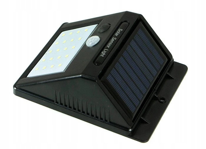 Saulės energijos LED sieninis šviestuvas SuperLED VENUS 3W su judesio ir prieblandos jutikliu