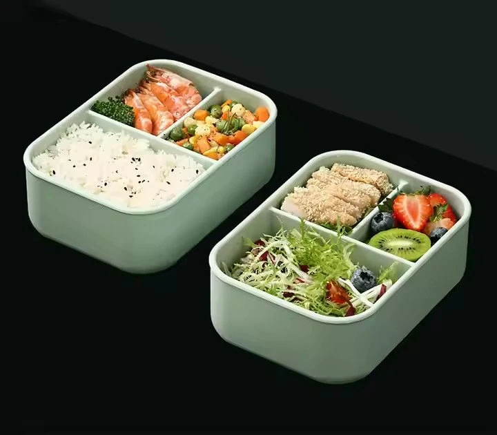 Silikoninė pietų dėžutė FIT2, 700 ml, trys skyreliai