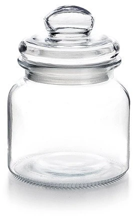 Stiklinis indelis IBILI 747210 Vintage 650 ml su stikliniu dangteliu