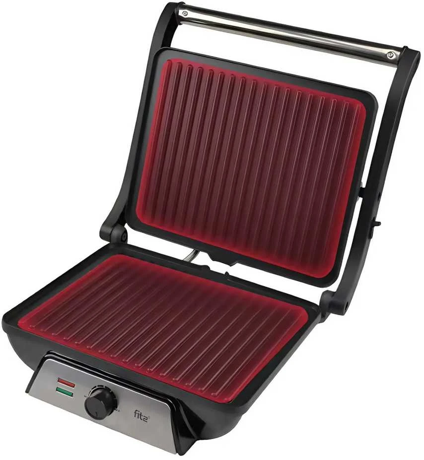 Kontaktinis grilis FIT2 107A 2000W su 180° dangčiu, neprideganti danga