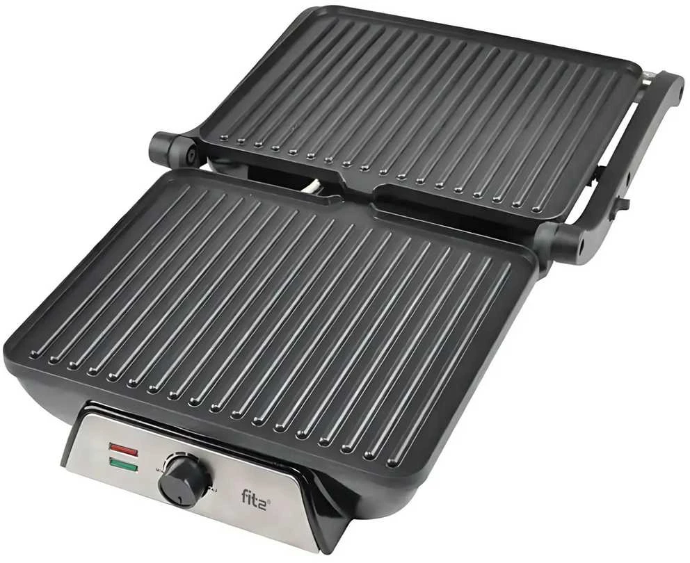 Kontaktinis grilis FIT2 107A 2000W su 180° dangčiu, neprideganti danga