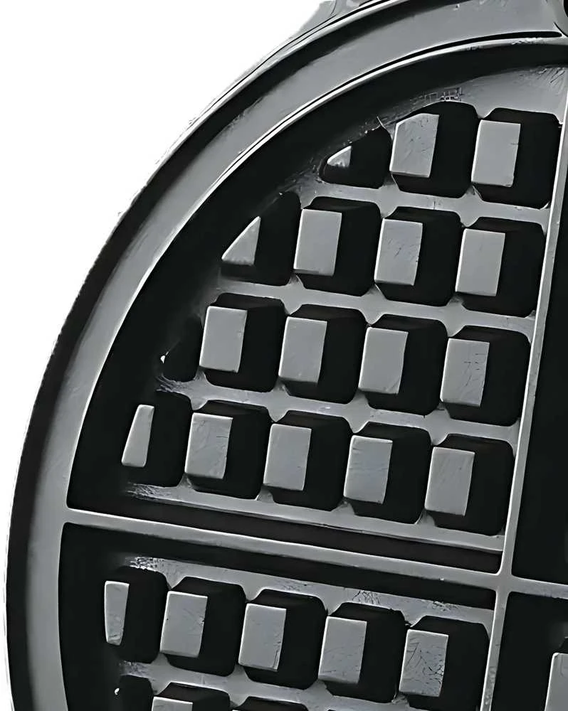 Vaflinė Belgiškų vaflių keptuvė FIT2 205 1000W 4 vafliams, neprideganti, 20 cm