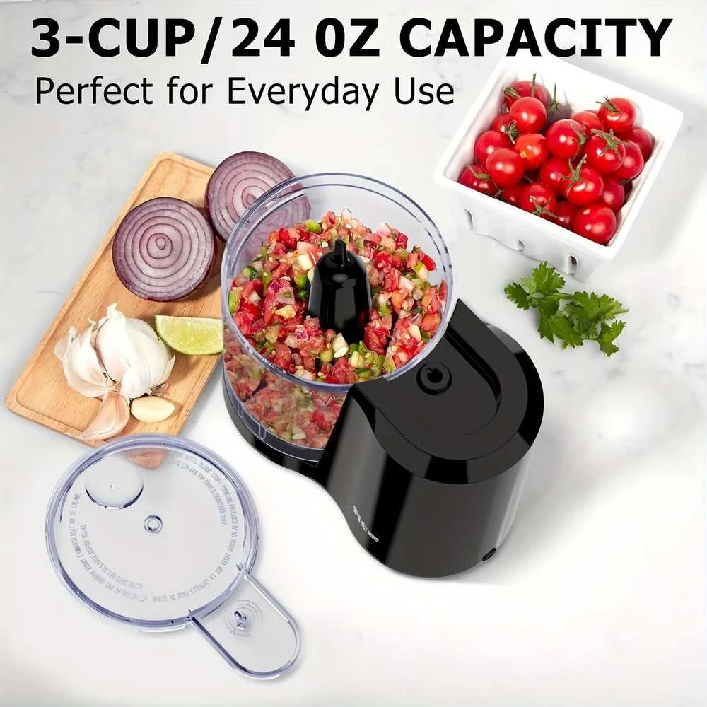 Elektrinis daržovių ir vaisių smulkintuvas FIT2 7012 100W, 710 ml, kompaktiškas