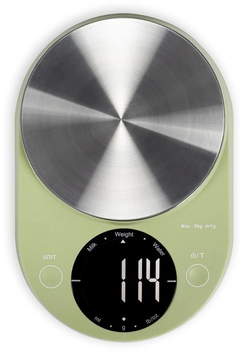 Virtuvinės svarstyklės Virtuvinės elektroninės svarstyklės Livoo DOM493M 5kg, 1 g tikslumas, LCD ekranas su apšvietimu, matcha