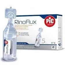 PIC Solution Fiziologinis tirpalas inhaliacijoms ir nosiai, sterilus RinoFlux 0,9% 5ml, N20