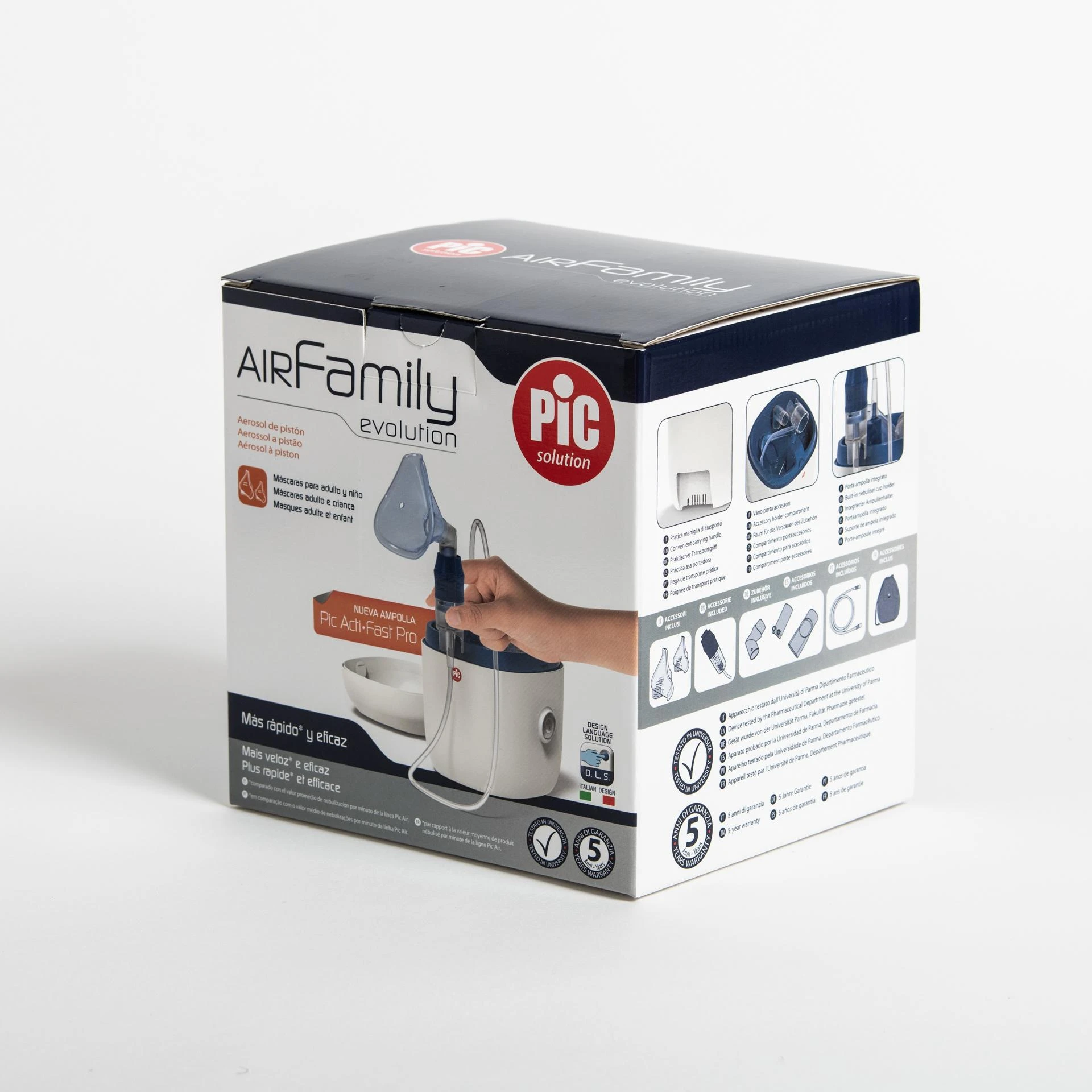 PIC Solution Inhaliatorius PIC Air Family Evolution, kompresorinis, visai šeimai (made in Italy)