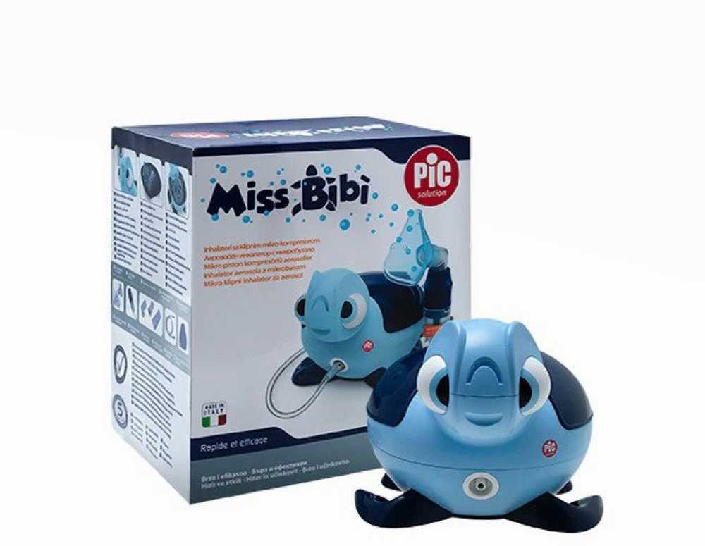 PIC Solution Inhaliatorius PIC Miss Bibì, kompresorinis, vėžliukas