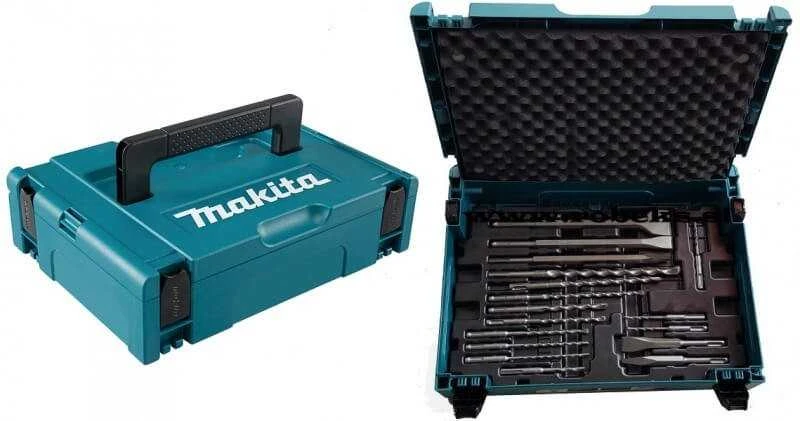 Makita 17 dalių grąžtų ir kaltų rinkinys B-52059 SDS-PLUS