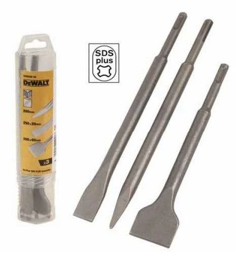 DEWALT Kaltas SDS KOMPLET 3 vnt. SZPIC + DŁUTA plokščias 20 i 40mm