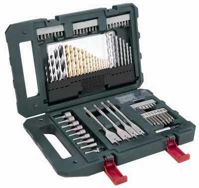 Grąžtas Gręžimo ir sukimo priedų rinkinys Promotion 86 vnt, Metabo