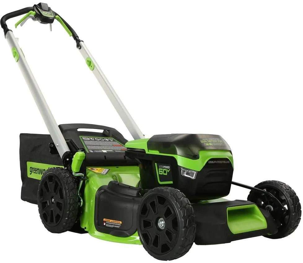 Greenworks akumuliatorinė savaeigė vejapjovė GD60LM51SP - 2514307 (be akumuliatoriaus ir kroviklio)
