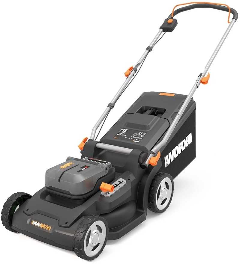 Akumuliatorinė vejapjovė Worx WG745E; 40 V; 2x4,0 Ah akum.