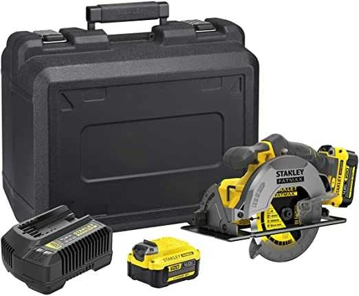 Grąžtas Akumuliatorinis diskinis pjūklas Stanley SFMCS500M2K-QW; 18 V; 2x4,0 Ah akum.
