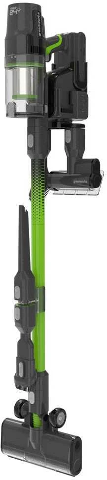 Akumuliatorinis dulkių siurblys Greenworks GD24SVK4; 24 V; 1x4,0 Ah akum.