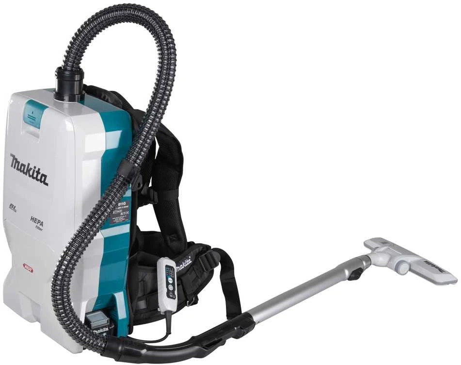 Makita VC011GZ Akumuliatorinis (kuprinė) dulkių siurblys 40V XGT, 6L, komplektuojama be akumuliatorių ir kroviklio!