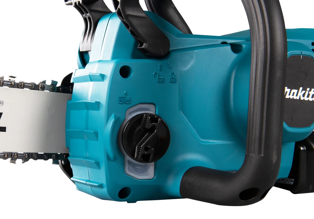 Akumuliatorinis grandininis pjūklas „Makita DUC307RT“, 18 V, 30 cm, su 5,0 Ah akumuliatoriumi ir įkrovikliu