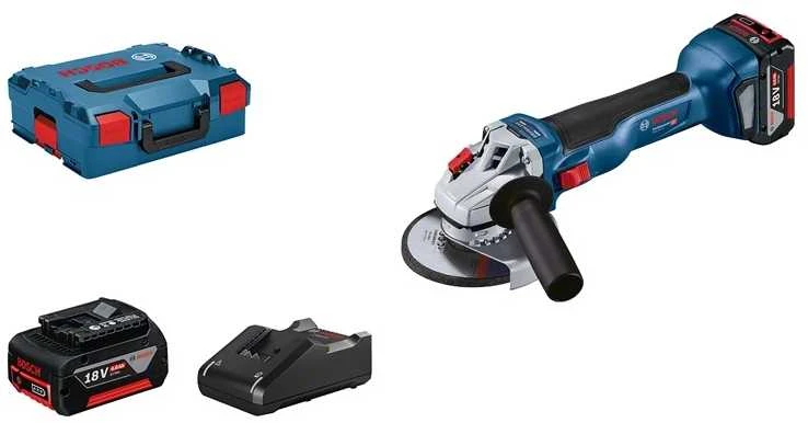 Bosch GWS 18V-10, LB 2x4.0, 18V-40