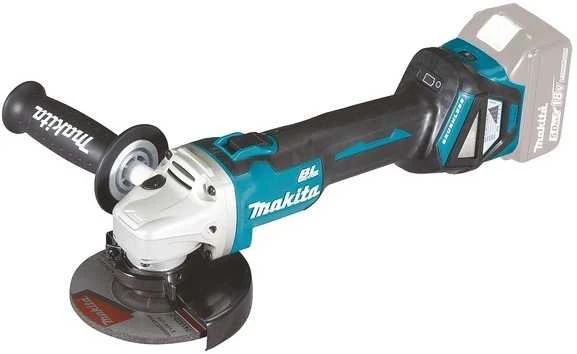 Makita DGA511Z Akumuliatorinis kampinis šlifuoklis, greičio reguliavimas 3000-8500min-1, 18V, ø125mm, komplektuojama be akumuliatorių ir kroviklio!